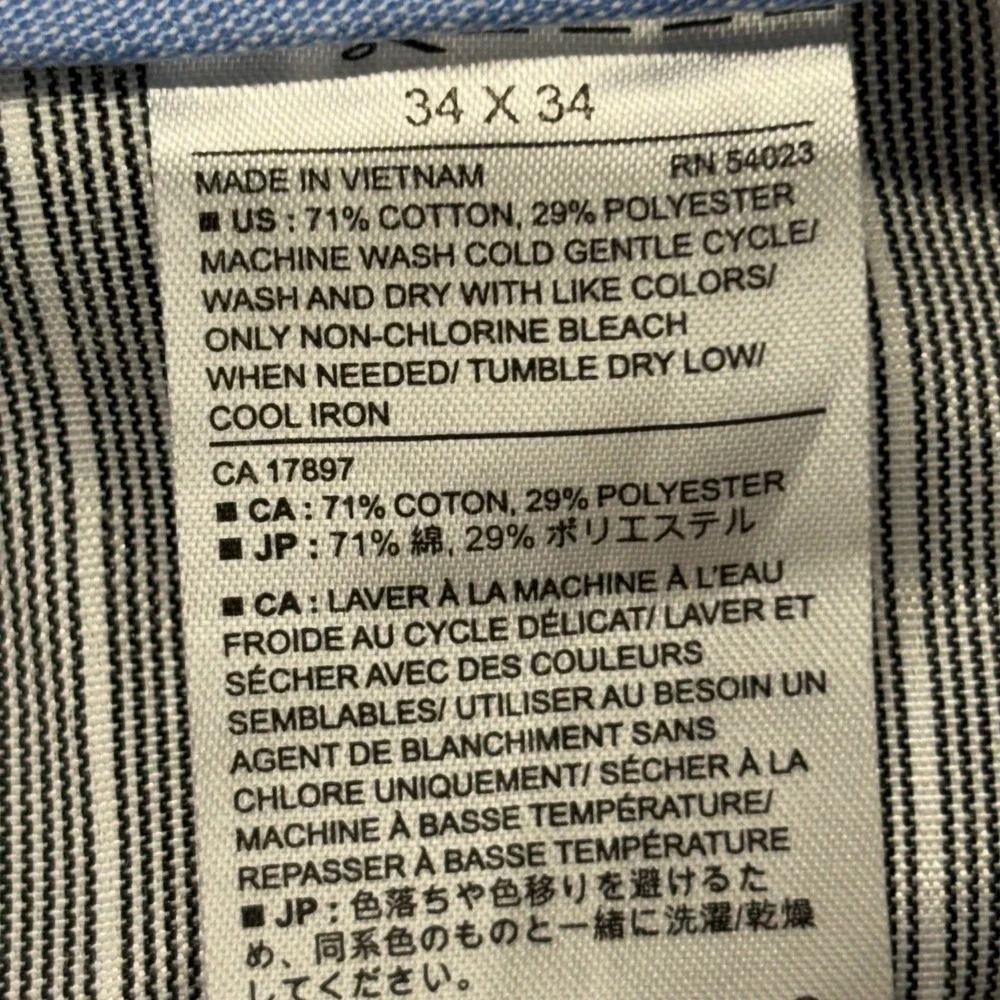 Banana Republic Pants Mens 34x34 Aiden Fit Cotton Blend Gray Herringbone Dress